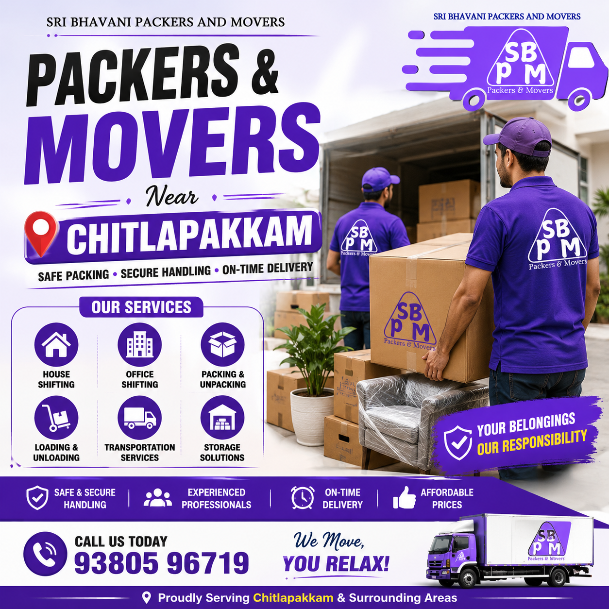 packers and movers near chitlapakkam